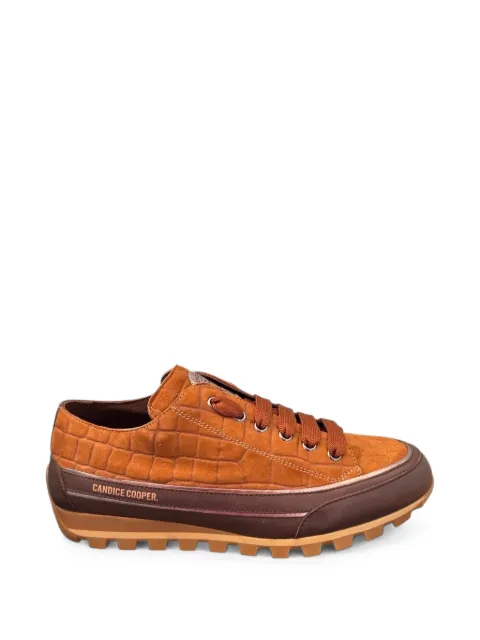 Candice Cooper croc-effect low-top sneakers
