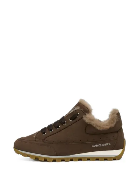 Candice Cooper Runlo Track shearling-lined leather sneakers