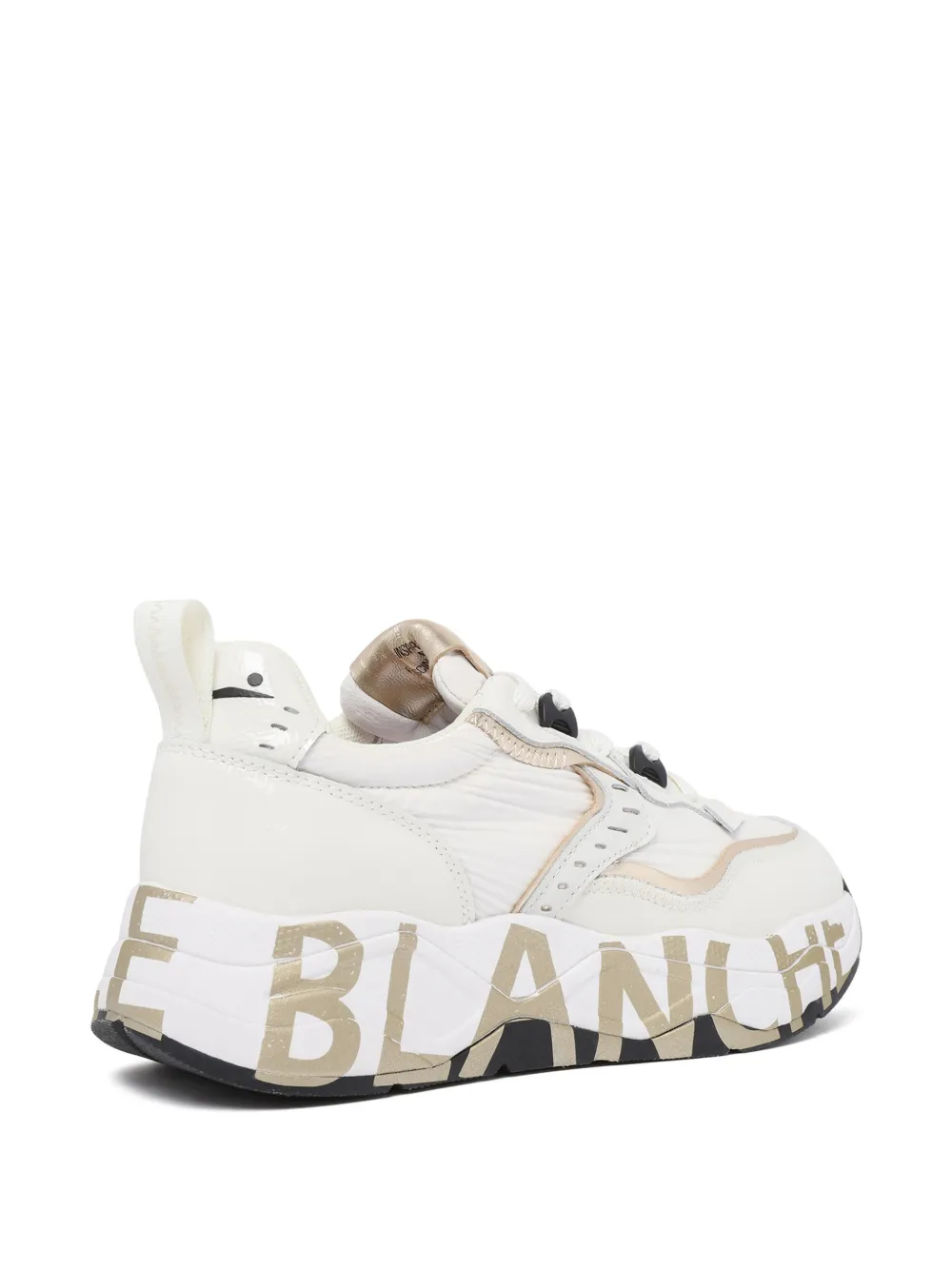 Voile Blanche Sneakers met logoprint Wit