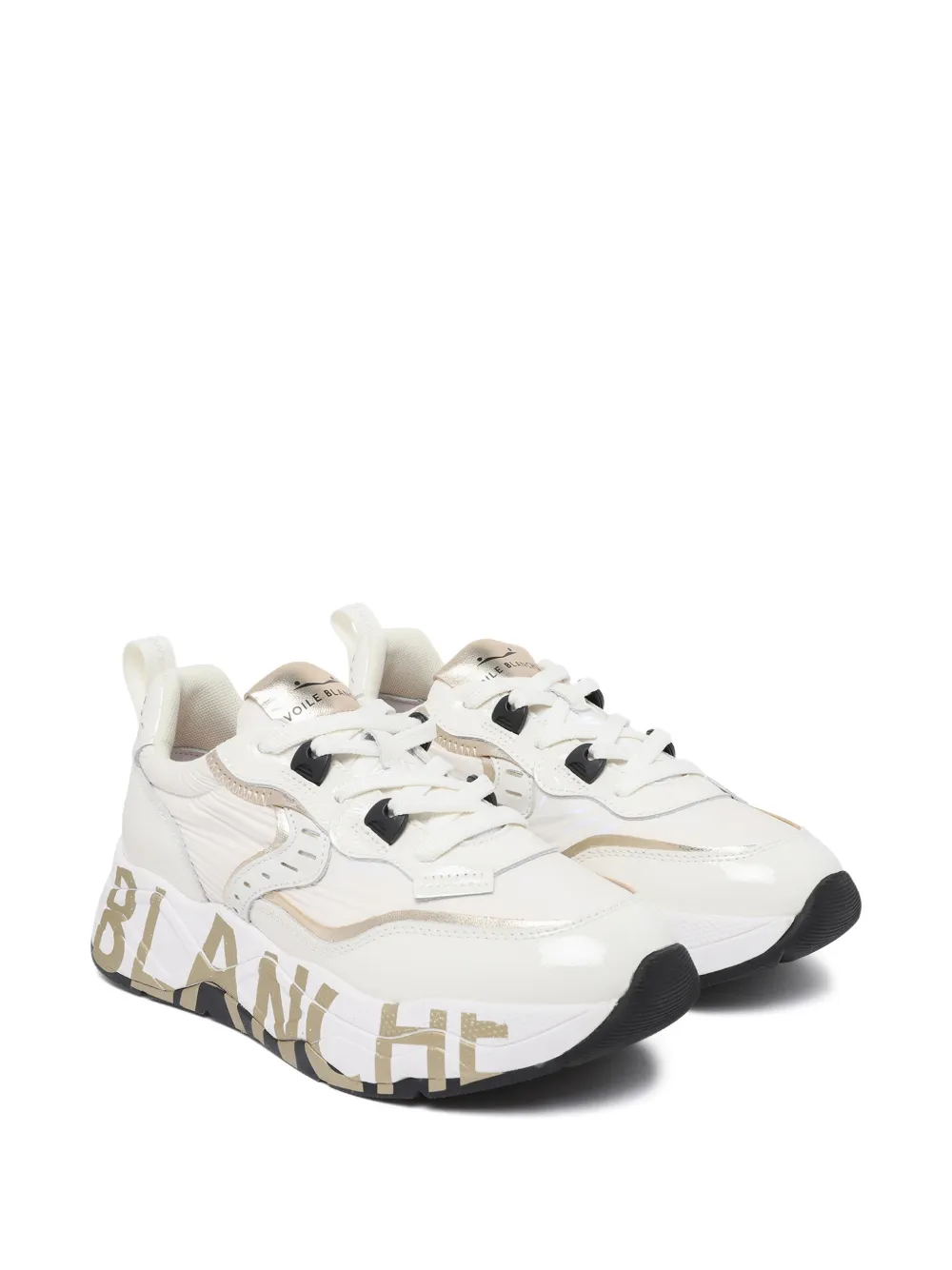 Voile Blanche Sneakers met logoprint Wit