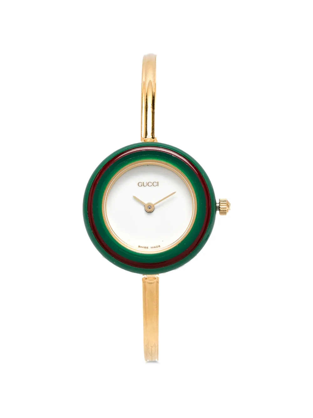 Gucci Pre-Owned Change Bezel 26mm watch - Bianco