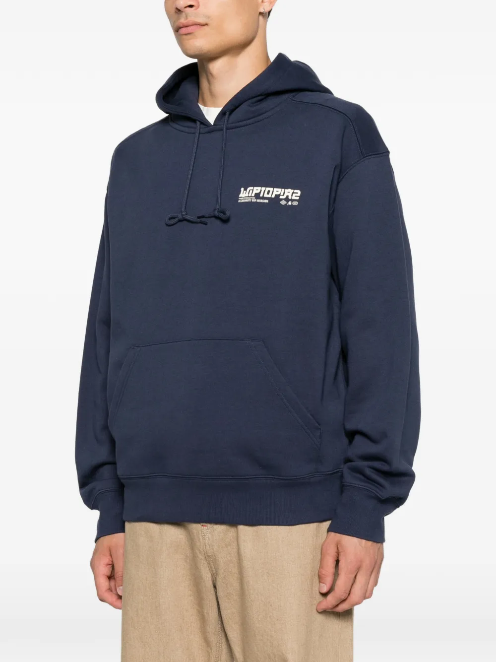 Carhartt WIP Hoodie met print Blauw