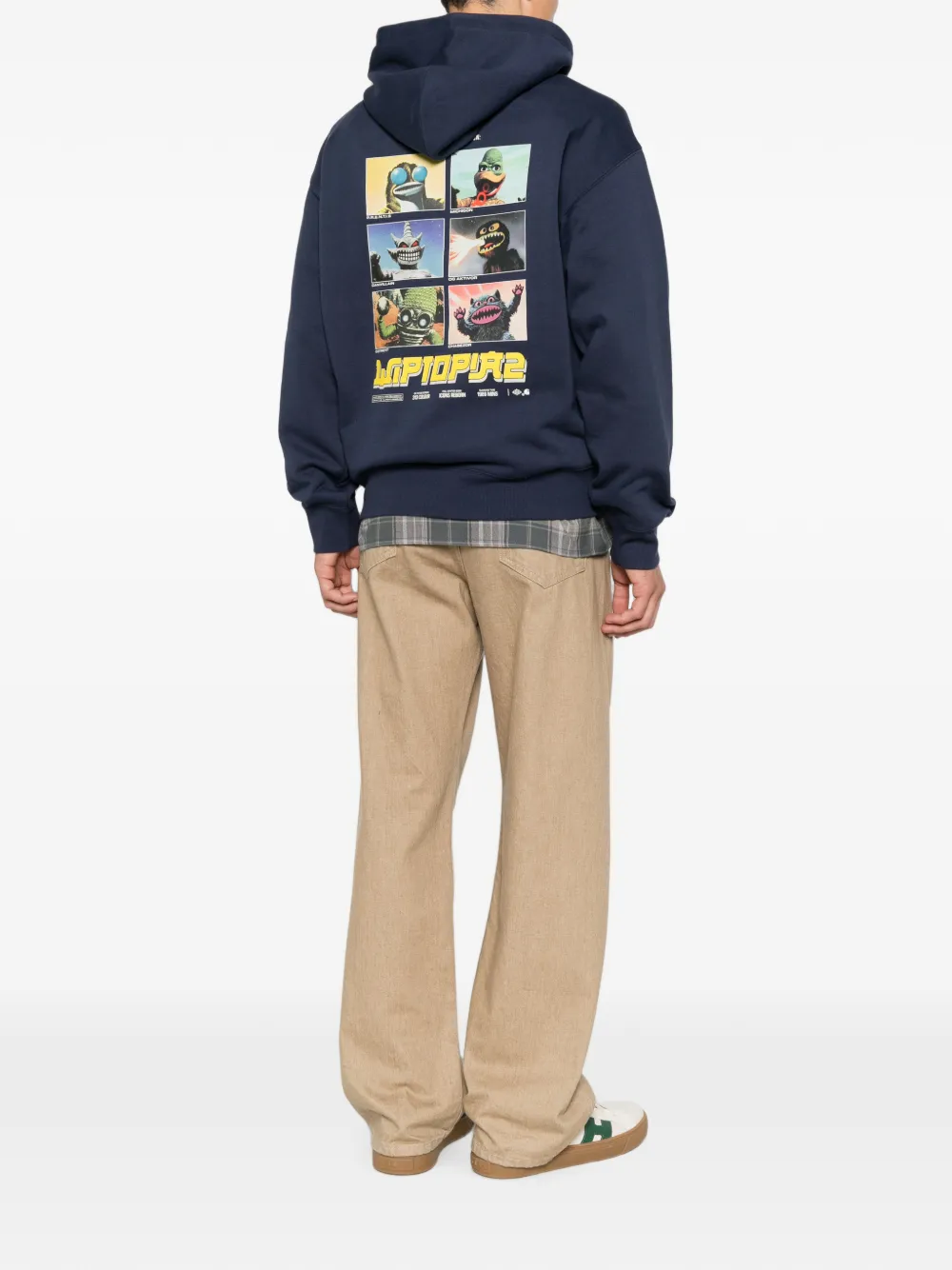 Carhartt WIP Hoodie met print Blauw