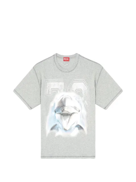 Diesel camiseta holgada con motivo de delfín