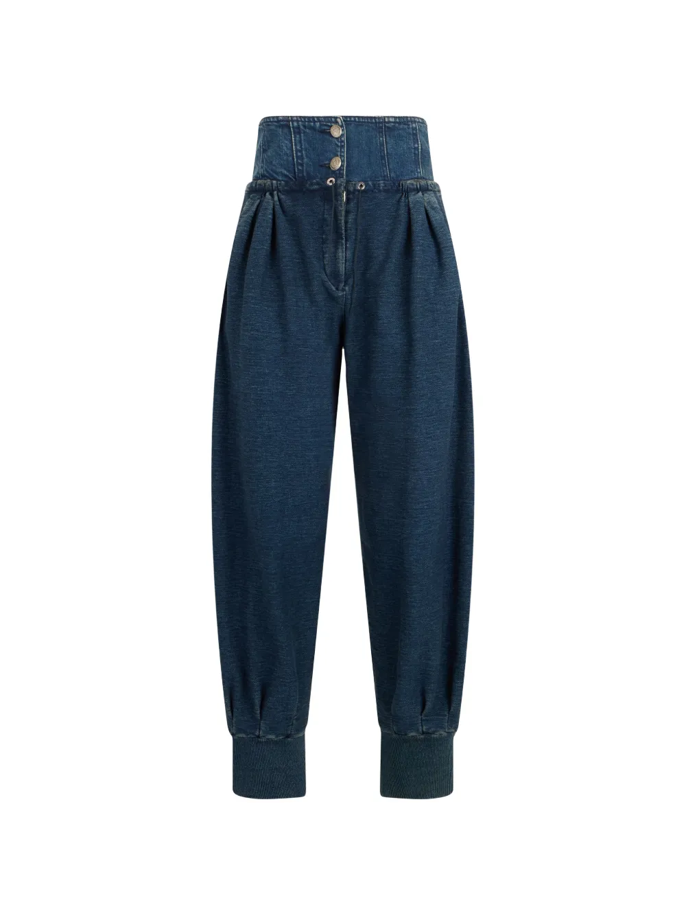 Alberta Ferretti Jeans con pieghe - Blu