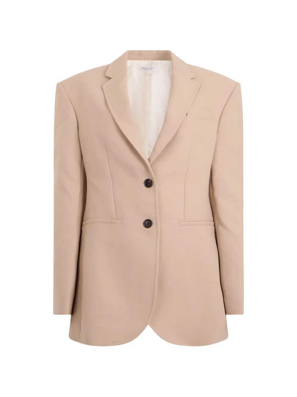 Philosophy Di Lorenzo Serafini two-button notch-lapel blazer - Nude