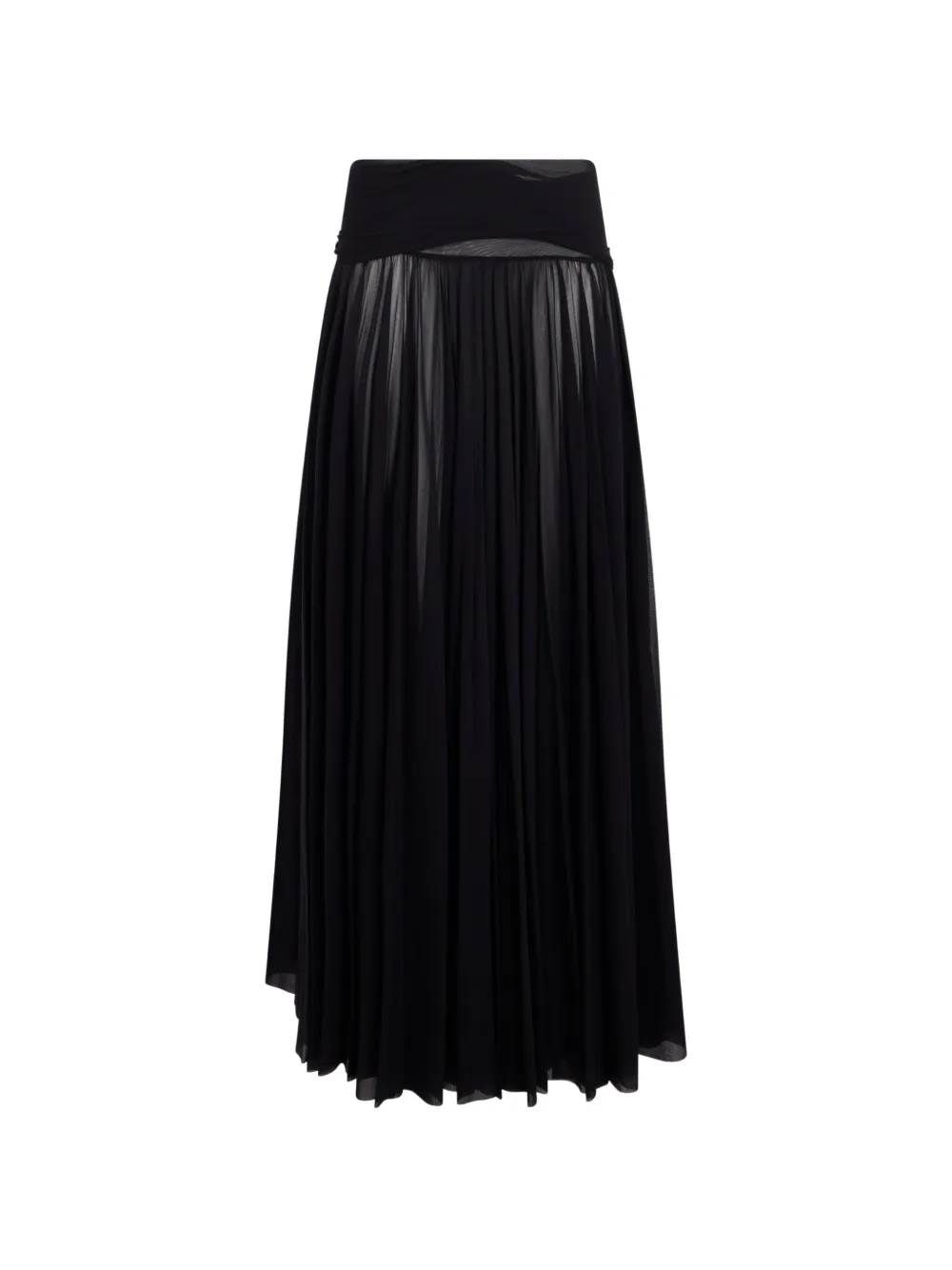 Philosophy Di Lorenzo Serafini Faltenrock mit geraffter Taille - Schwarz