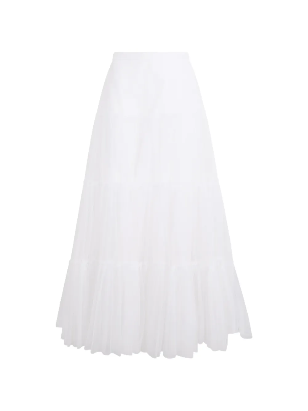 Philosophy Di Lorenzo Serafini tiered pleated maxi skirt - Weiß