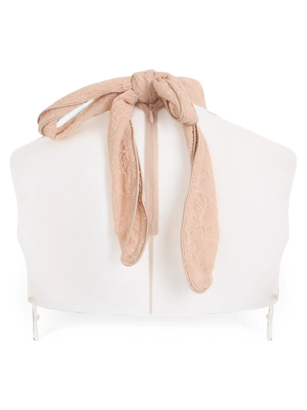 Philosophy Di Lorenzo Serafini Cropped top met kanten kraag Wit