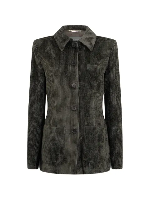 Alberta Ferretti corduroy button-up jacket