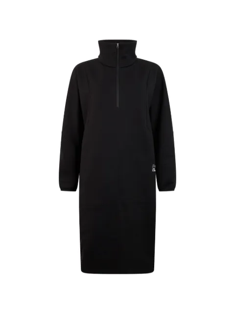 Herno quarter-zip long-sleeve midi dress
