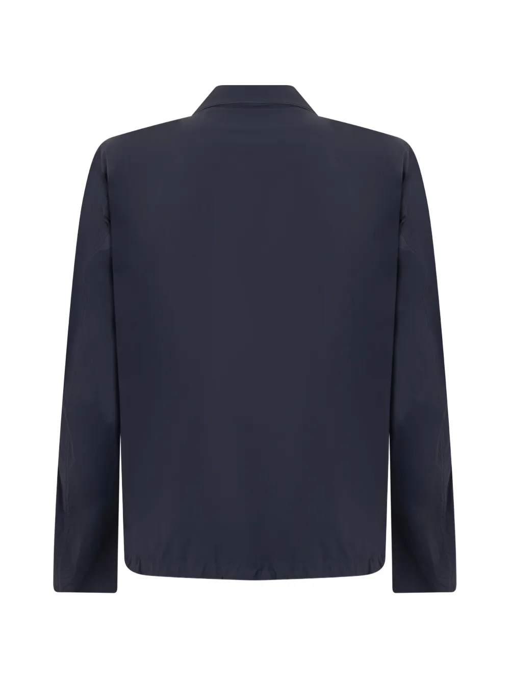 Herno Button-up jack met kraag Blauw