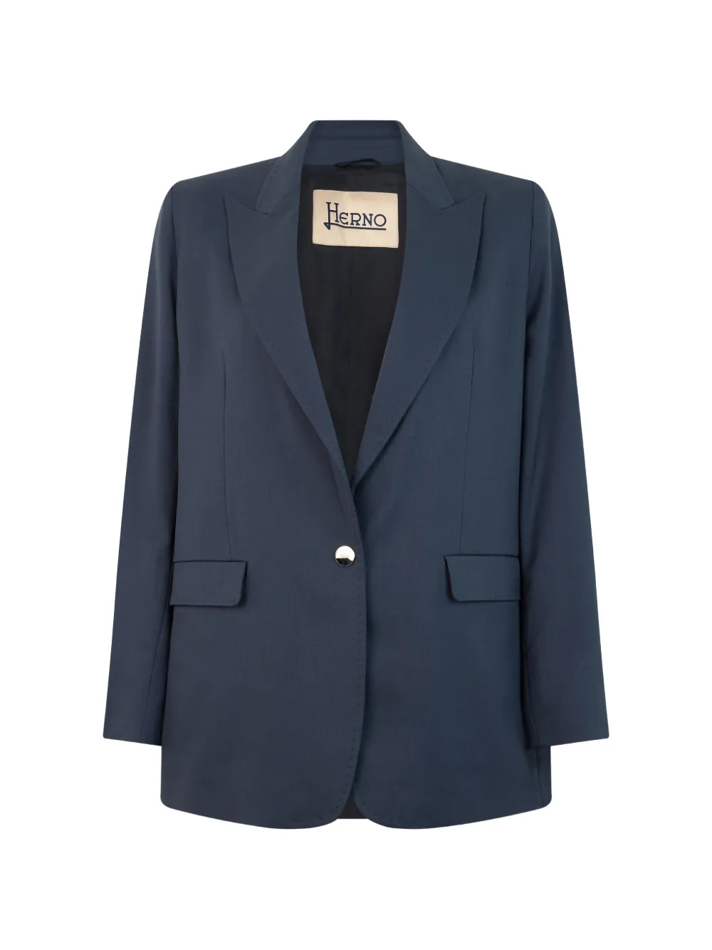 Herno shawl-collar single-breasted blazer - Blau