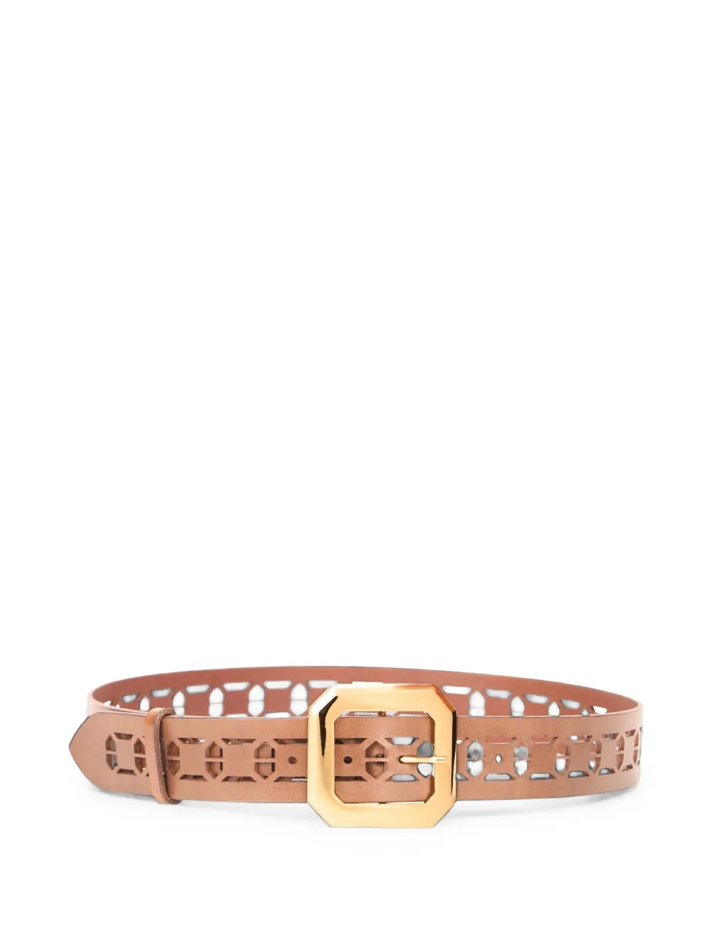 Alberta Ferretti Cintura con dettaglio cut-out - Marrone