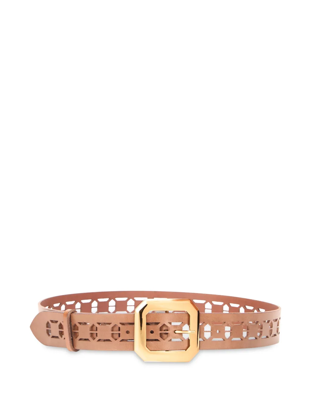 Alberta Ferretti Cintura con dettaglio cut-out - Marrone