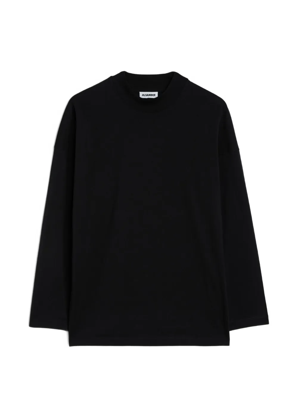 Jil Sander cotton mock-neck T-shirt - Nero