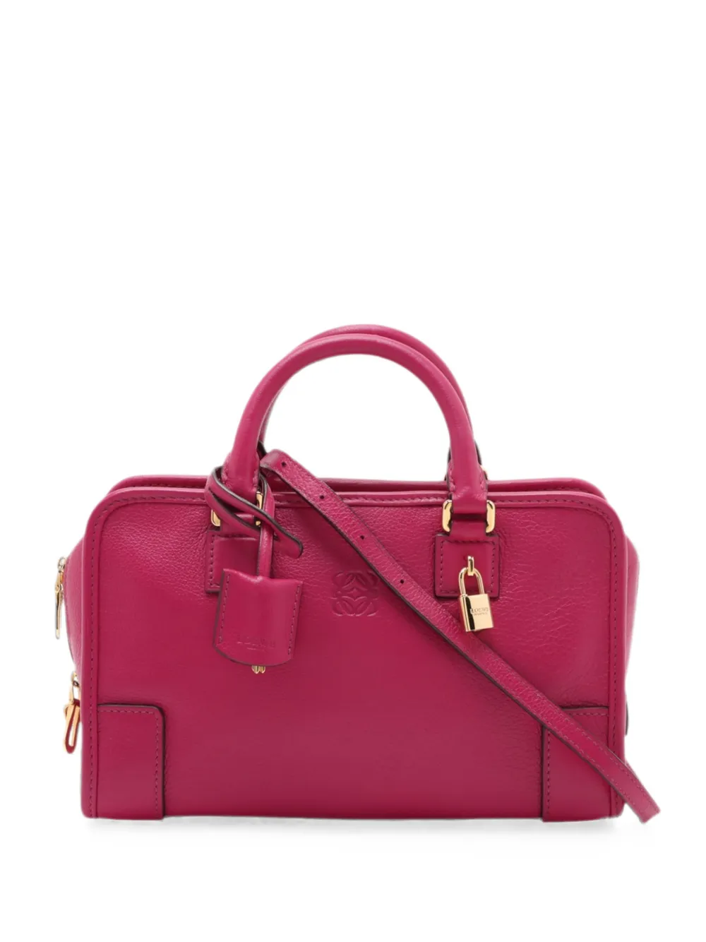 Loewe Pre-Owned 2010-2026 Leather Amazona 23 satchel - Rosa