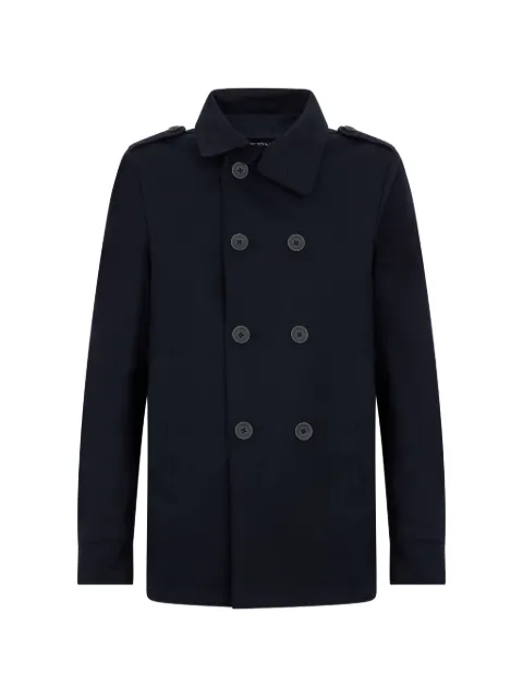 Herno double-breasted buttoned coat