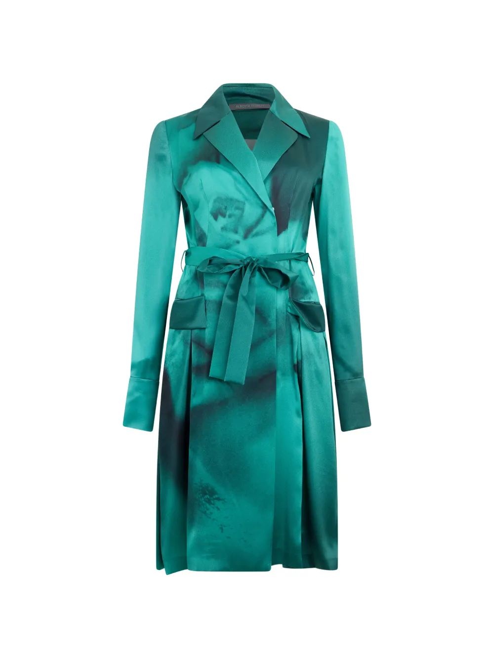 Alberta Ferretti wrap dress - Grün