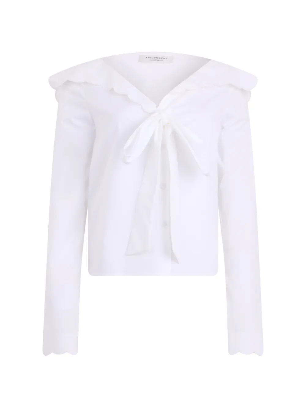 Philosophy Di Lorenzo Serafini bow-detail blouse - Bianco