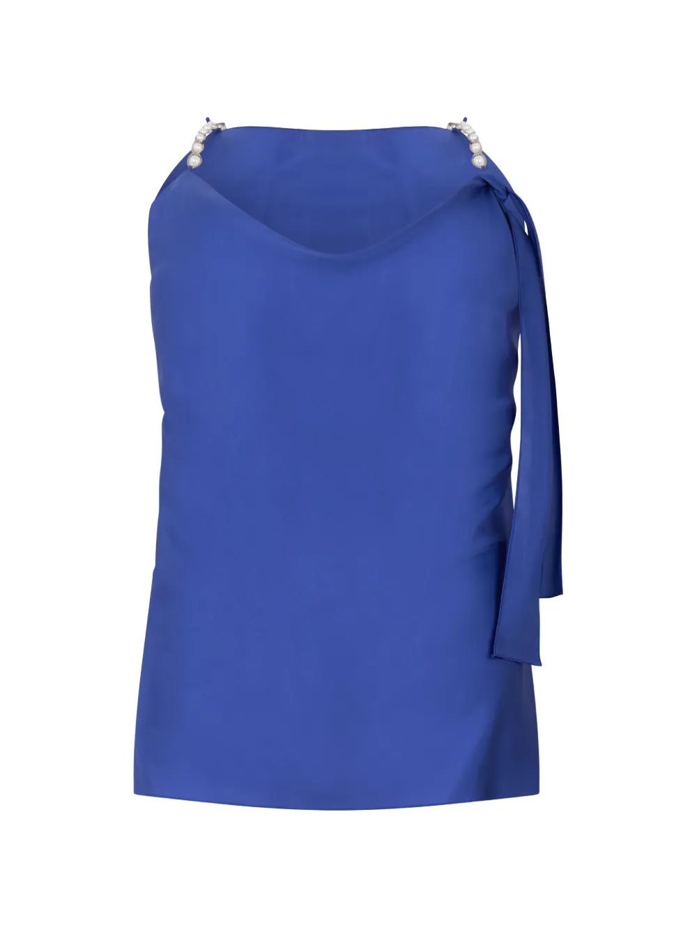 Alberta Ferretti draped blouse - Blu