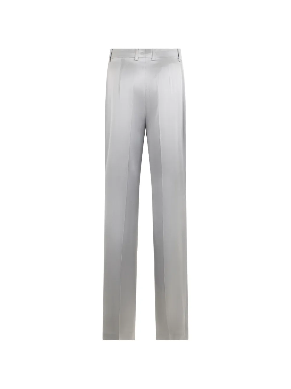 Alberta Ferretti Slim-fit zijden broek Grijs