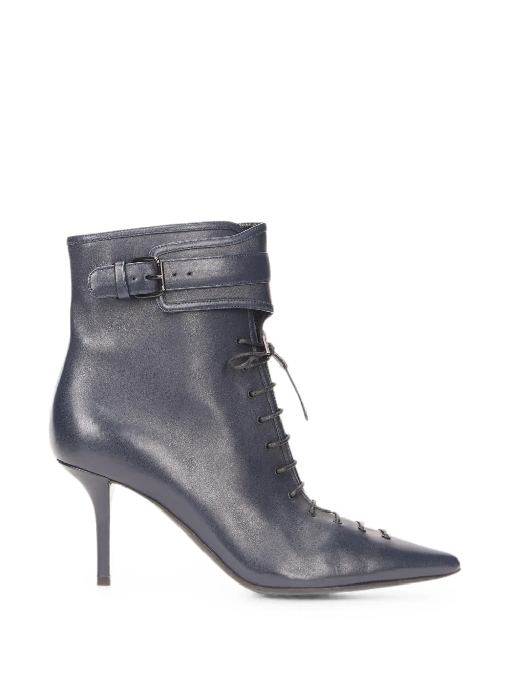 Philosophy Di Lorenzo Serafini lace-up buckle-strap ankle boots Blauw
