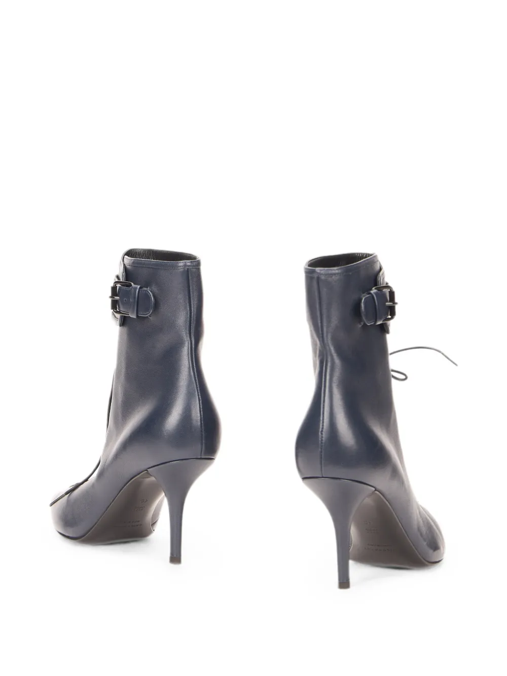 Philosophy Di Lorenzo Serafini lace-up buckle-strap ankle boots Blauw