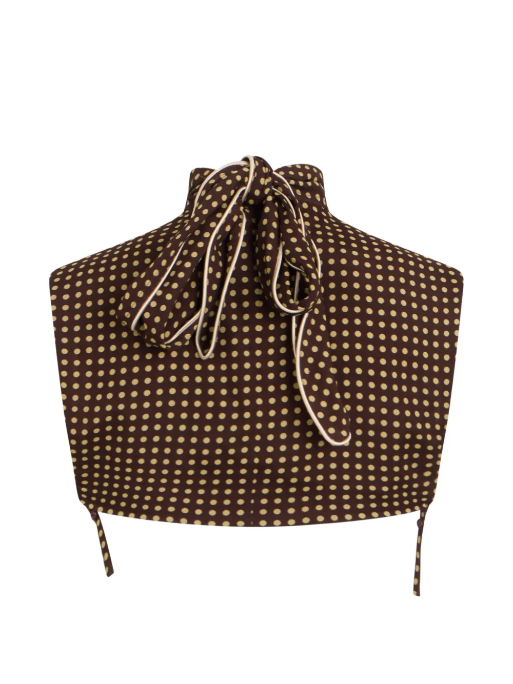 Philosophy Di Lorenzo Serafini Top crop a pois - Marrone
