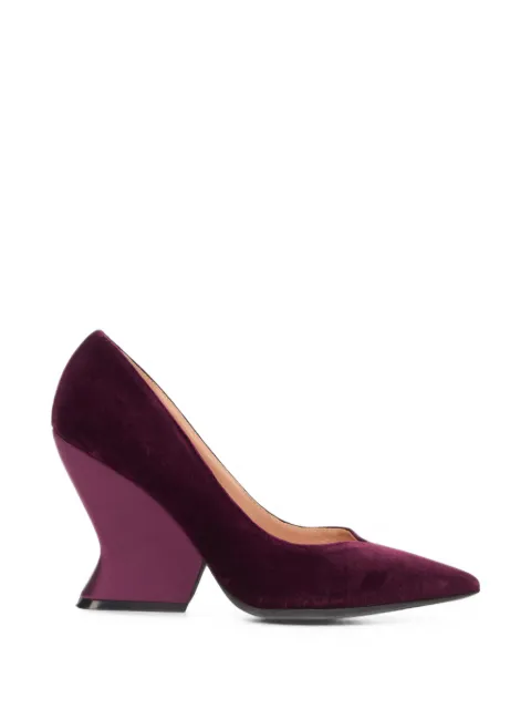 Alberta Ferretti geometric-heel pumps