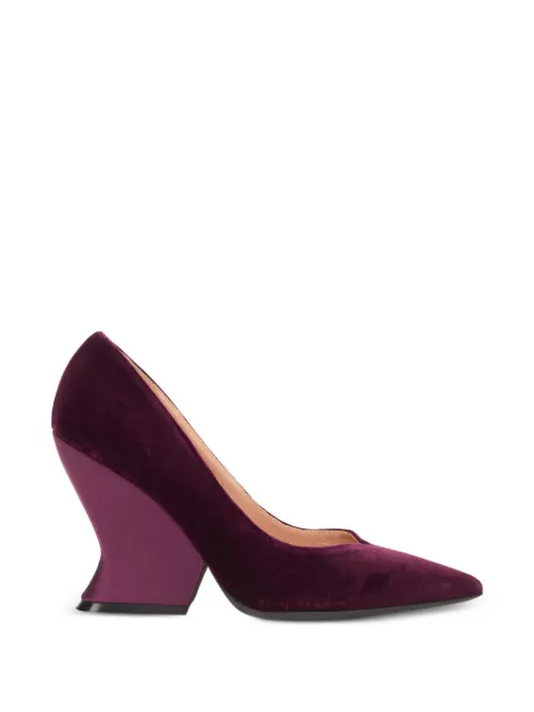 Alberta Ferretti geometric-heel pumps