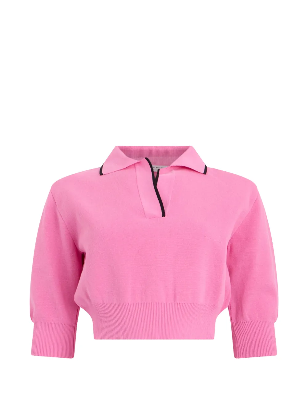 Philosophy Di Lorenzo Serafini cropped polo-collar sweater - Rosa