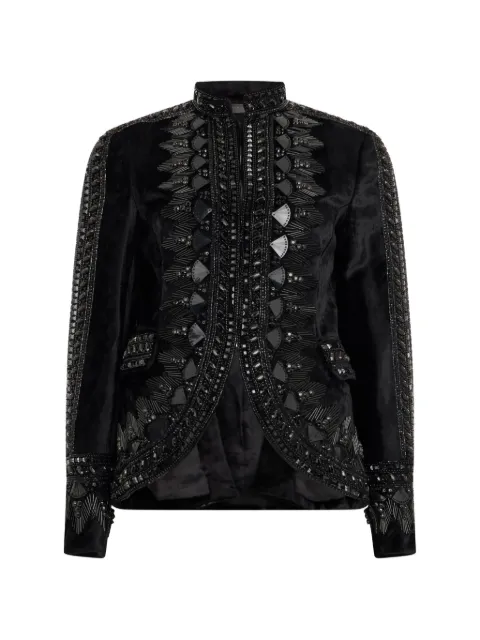 Alberta Ferretti embroidered bead-embellished jacket