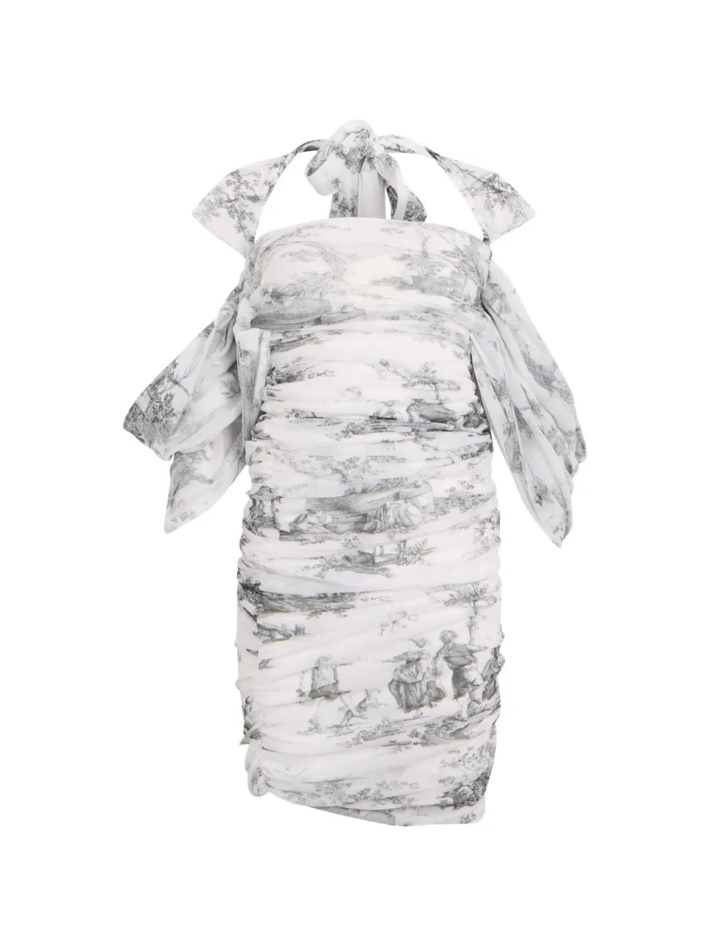 Philosophy Di Lorenzo Serafini ruched-detail mini dress - Bianco