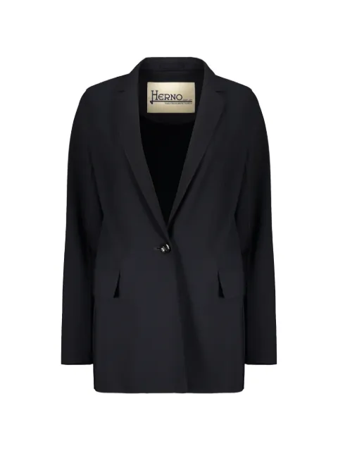 Herno single-breasted notched-lapel blazer