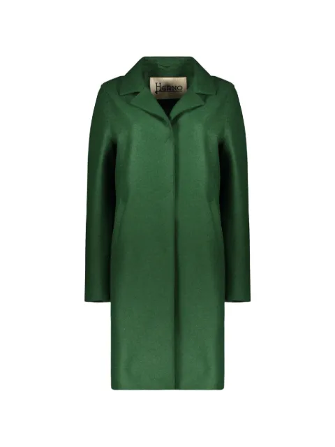 Herno notch-lapel single-breasted coat