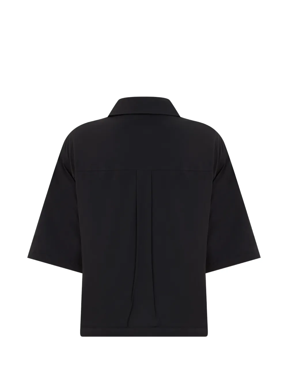 Herno Shirtjack met cropped mouwen Zwart