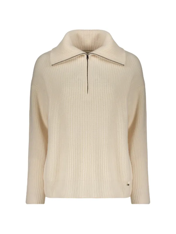 Herno Ribbed-knit Sweater in Neutrals