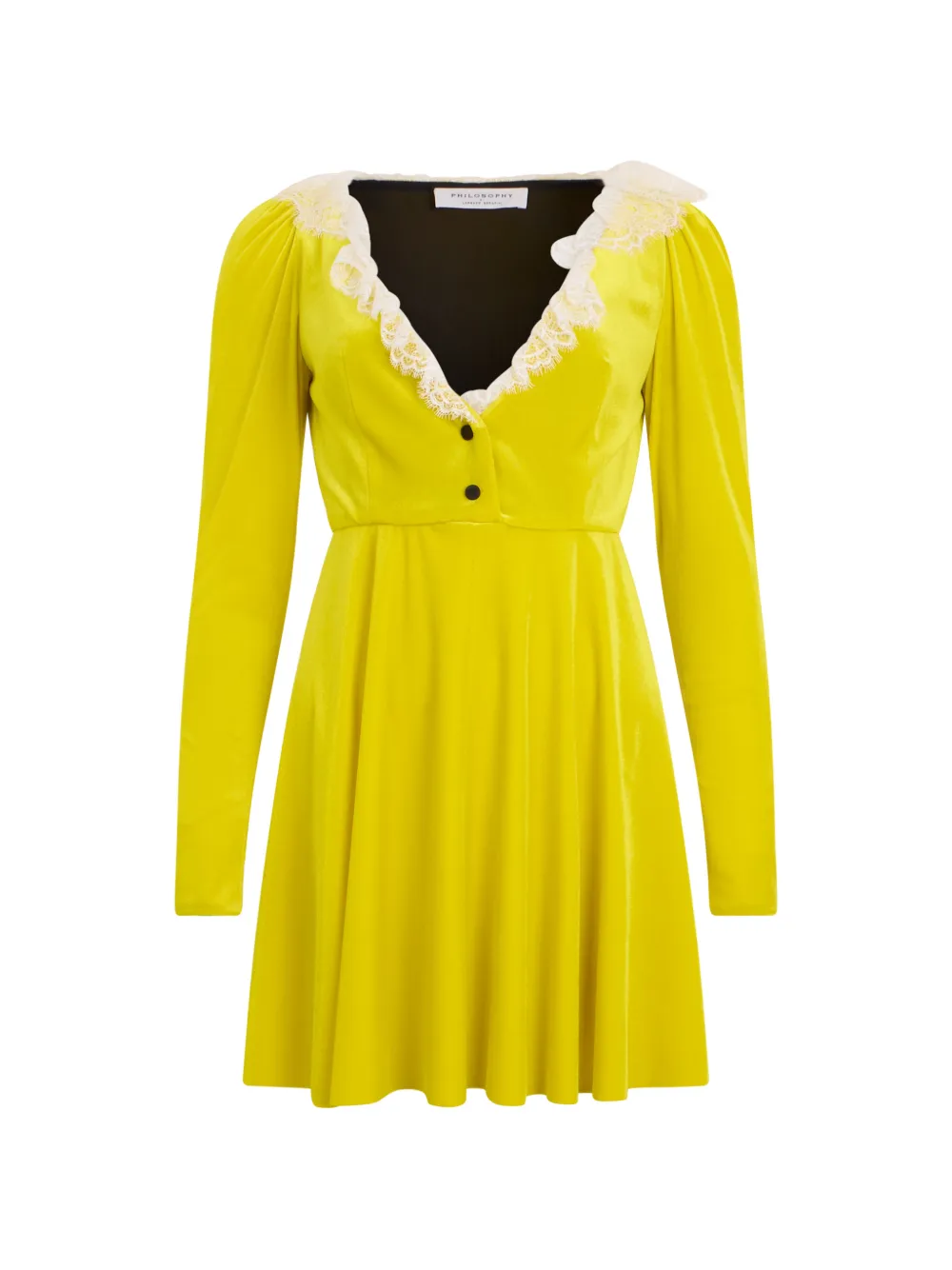 Philosophy Di Lorenzo Serafini lace-trim mini dress · 40