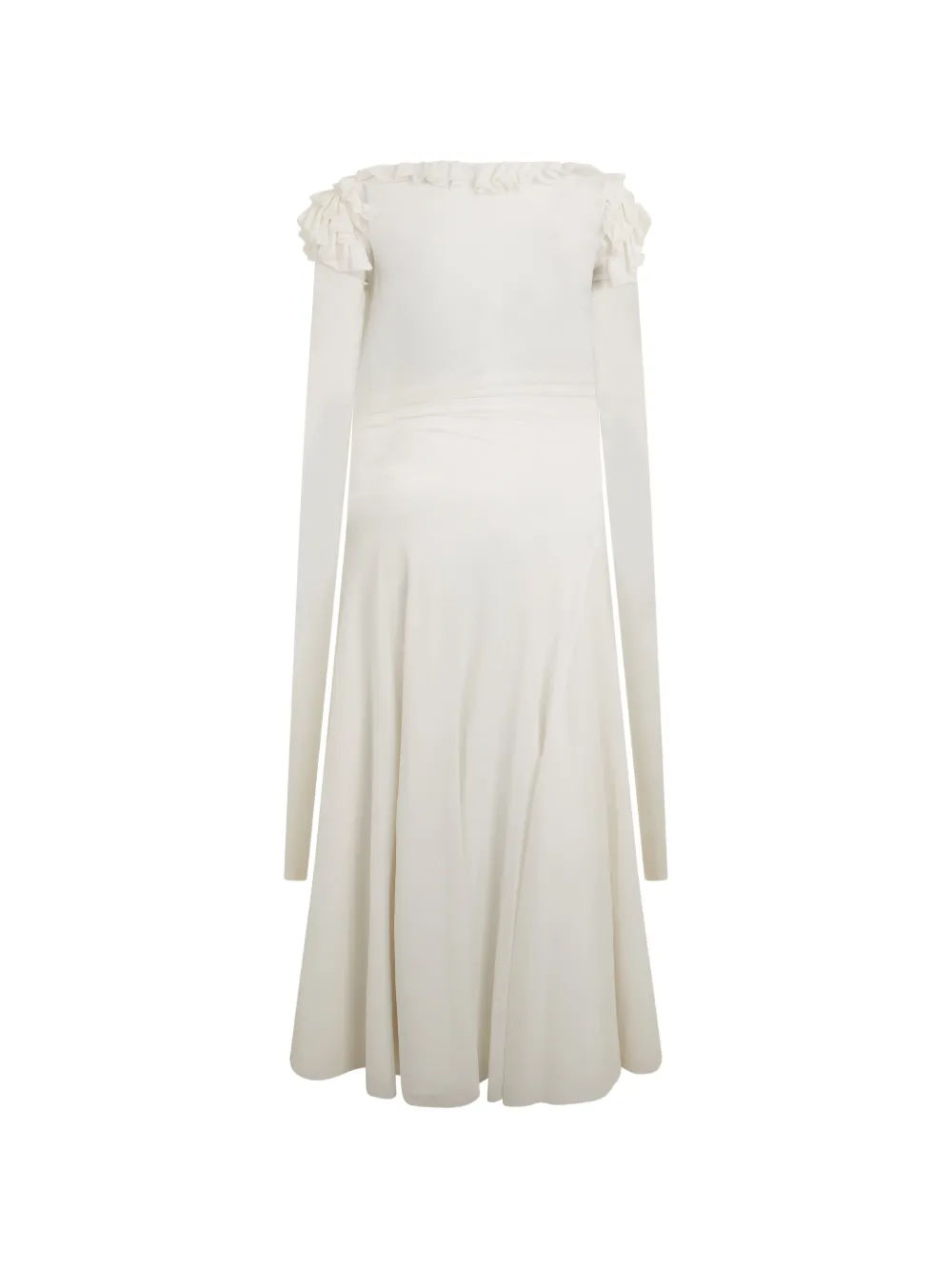 Philosophy Di Lorenzo Serafini Midi-jurk met ruches Wit