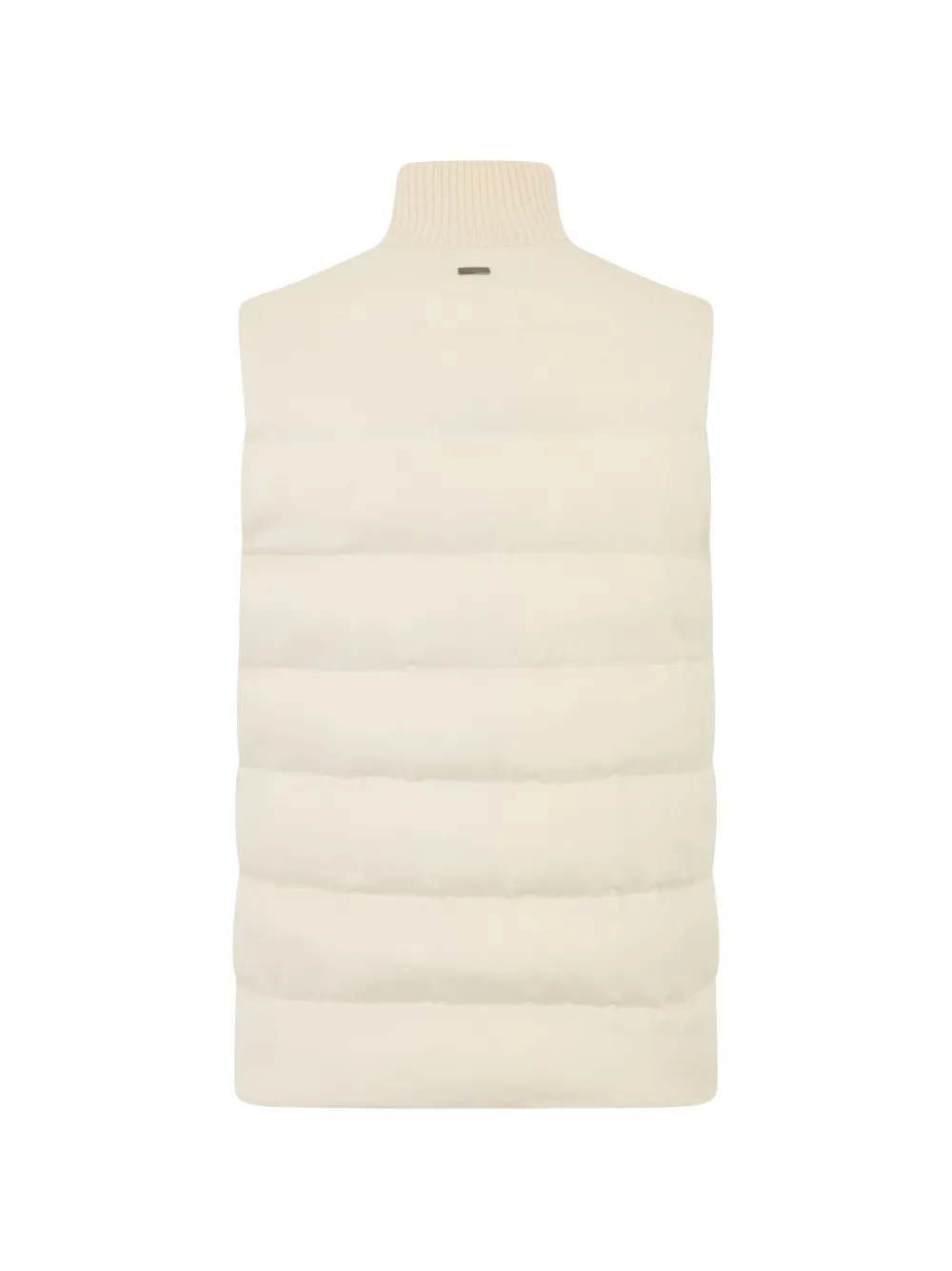 Herno Bodywarmer met hoge hals Beige