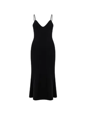 Emporio Armani スリップマキシドレス | ブラック | FARFETCH JP