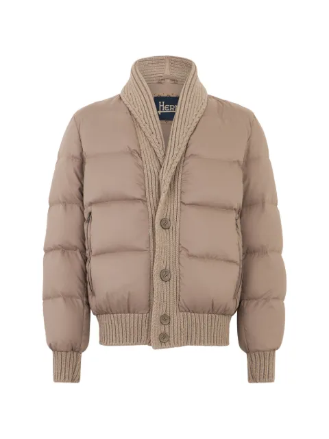 Herno shawl-collar padded jacket