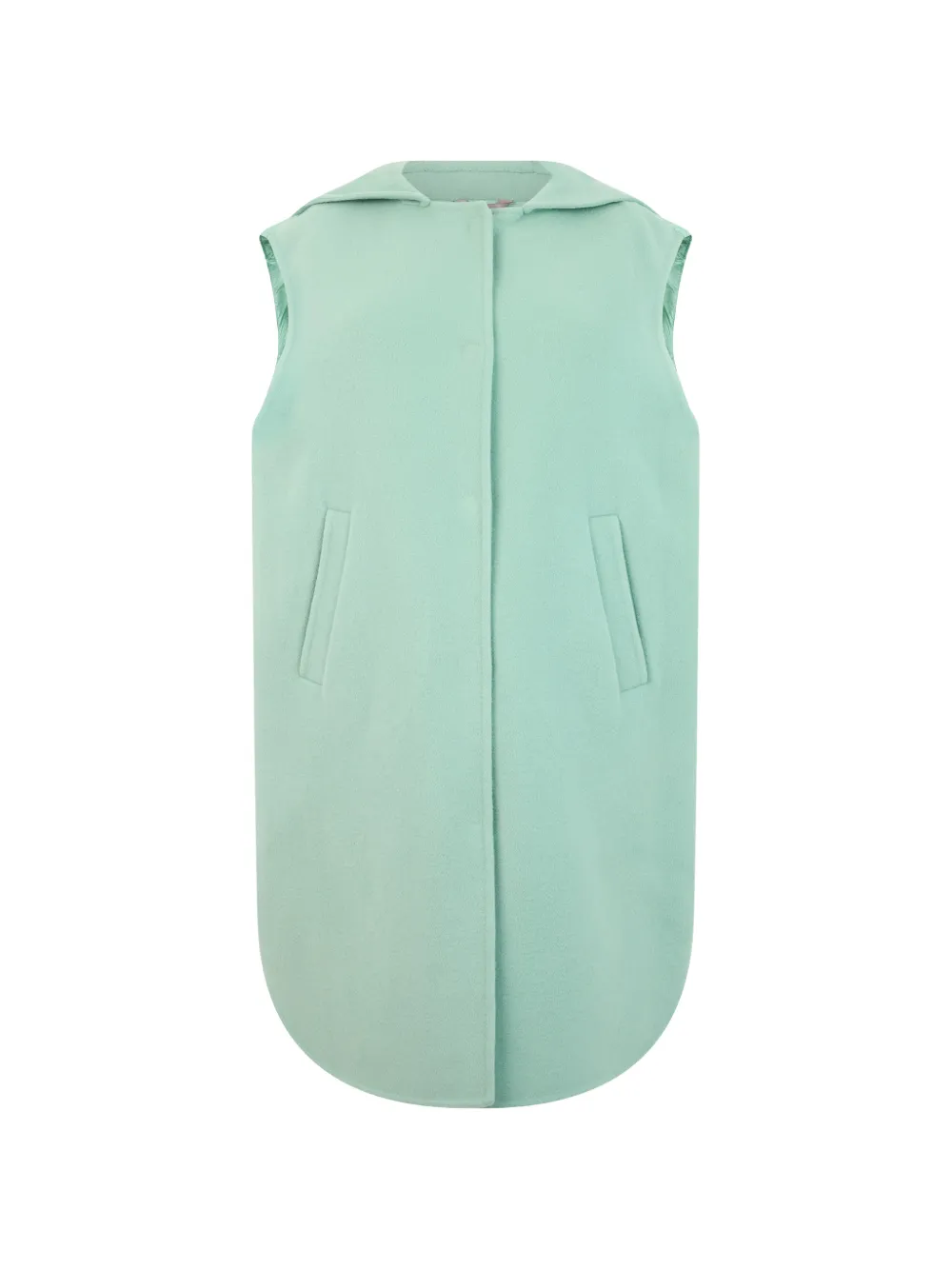 Herno hooded vest - Grün