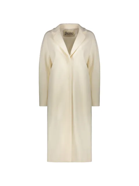 Herno notched-collar single-breasted coat