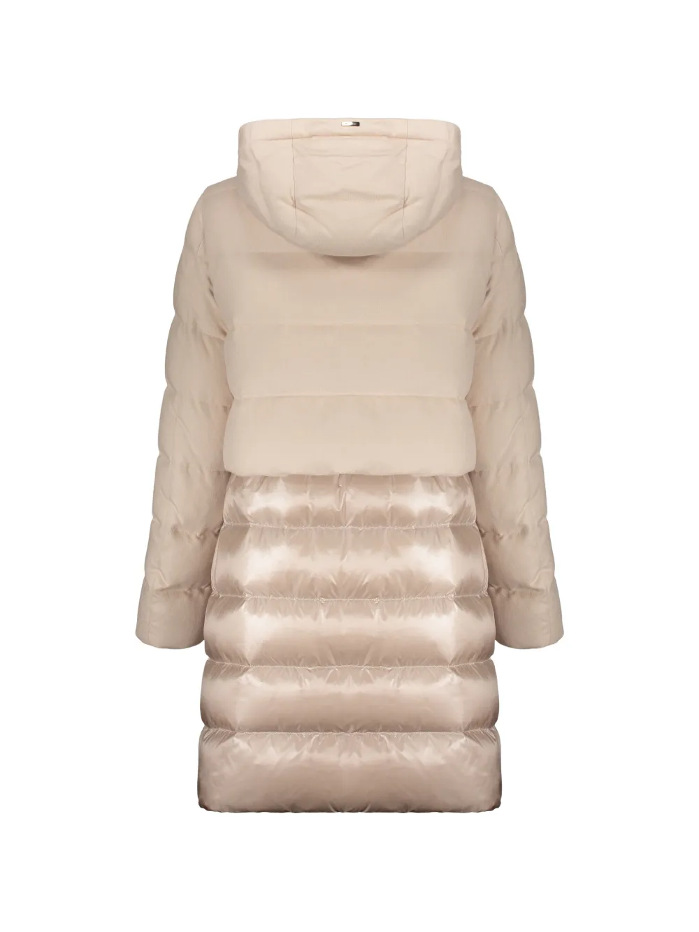Herno Gewatteerd donsjack met capuchon Beige