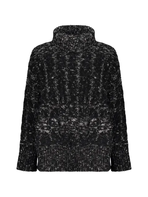 Herno jersey de punto de ochos con cuello alto