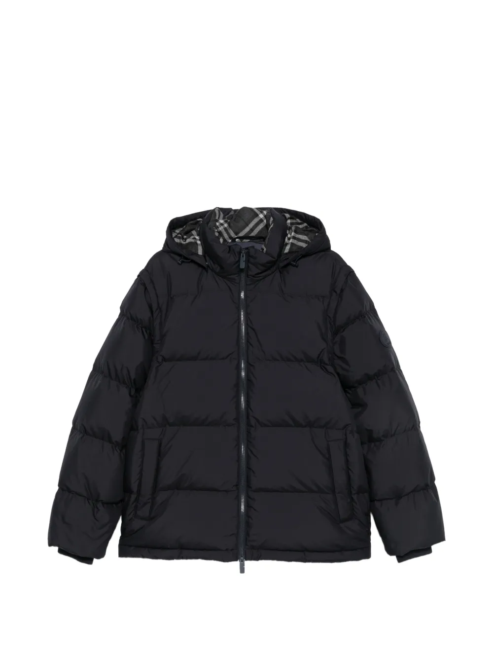 Burberry hooded puffer jacket - Nero