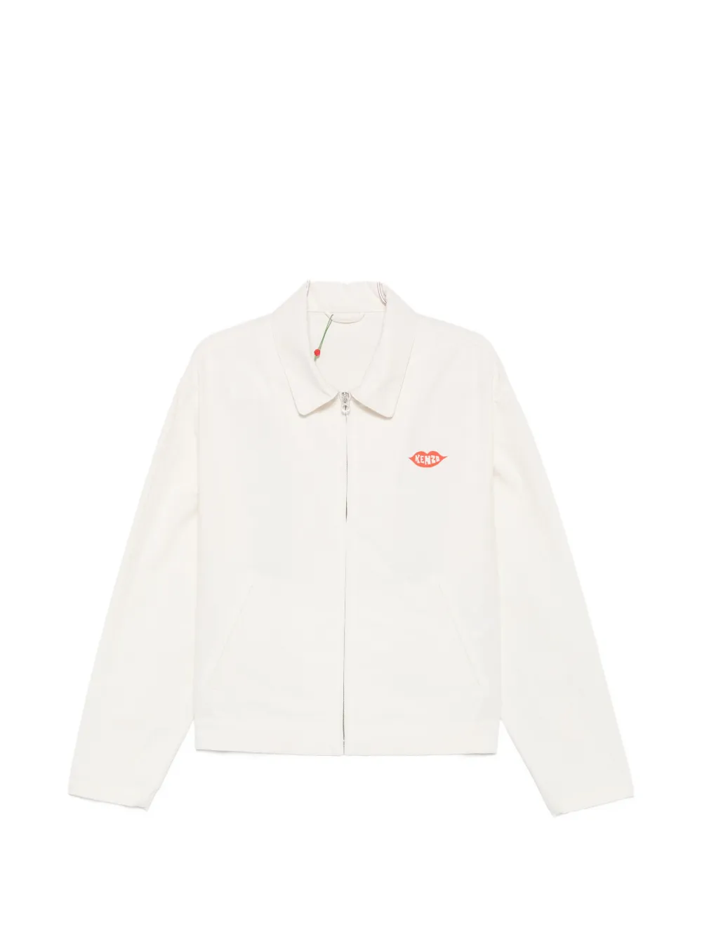 Kenzo Kenzo Loves graphic-print zip-up jacket - Weiß