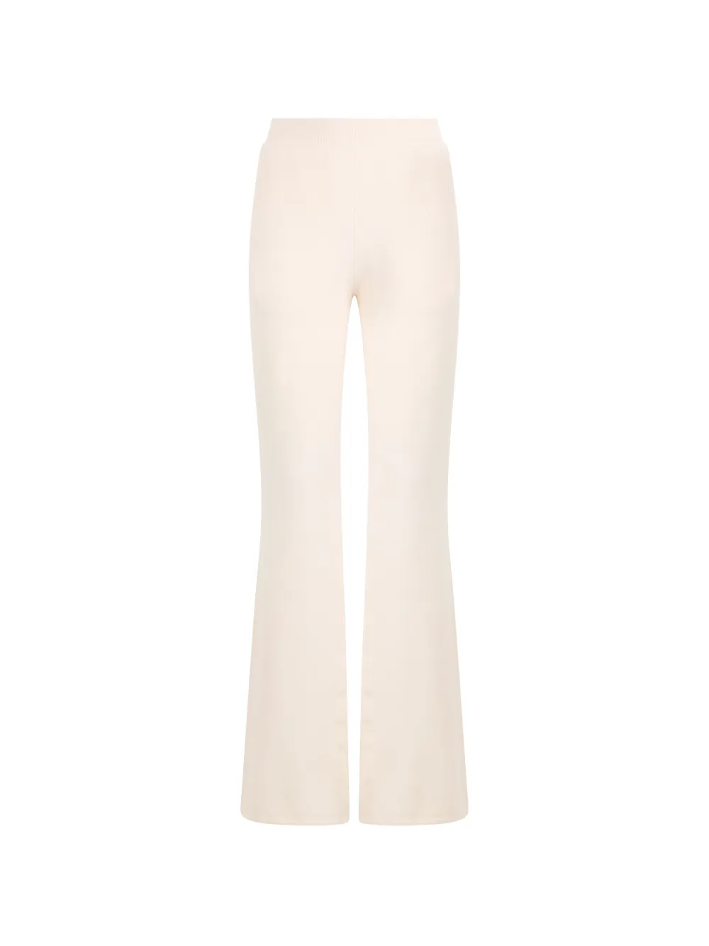 Alberta Ferretti elasticated-waist flared trousers - Nude
